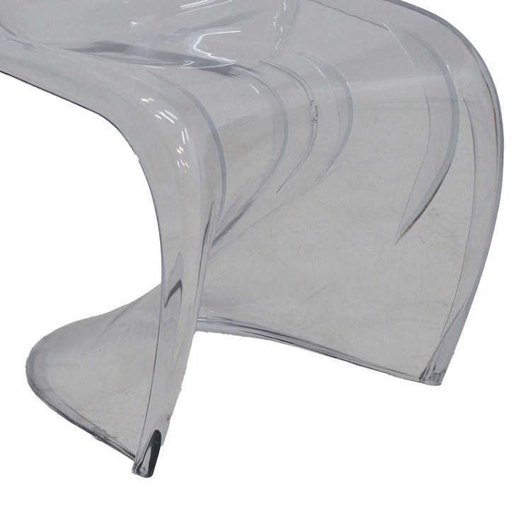 Καρέκλα Xyofa pakoworld PC διάφανο 42x45x85εκ 292-000018
