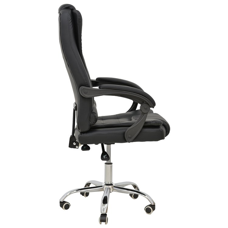 Καρέκλα γραφείου διευθυντή Toronsi pakoworld μαύρο pu 60x68x128εκ 292-000056