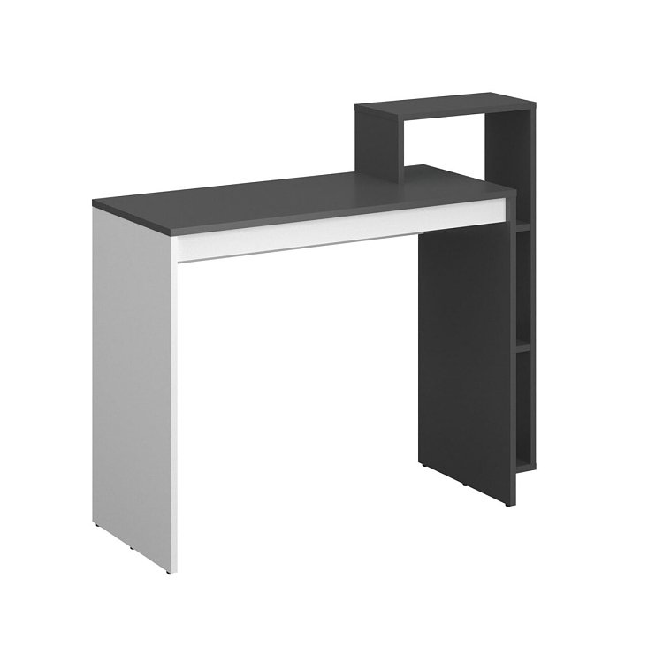 Γραφείο 110ΝSΟ Γραφίτη-Λευκό 110x40x90cm TO-TABLE110NGR