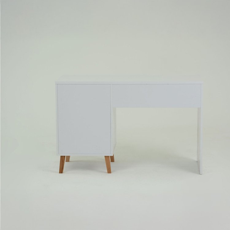 Γραφείο Timmy Λευκό-Γραφίτη-Γκρι 120x53.7x77cm TO-TIMMY1D1S120