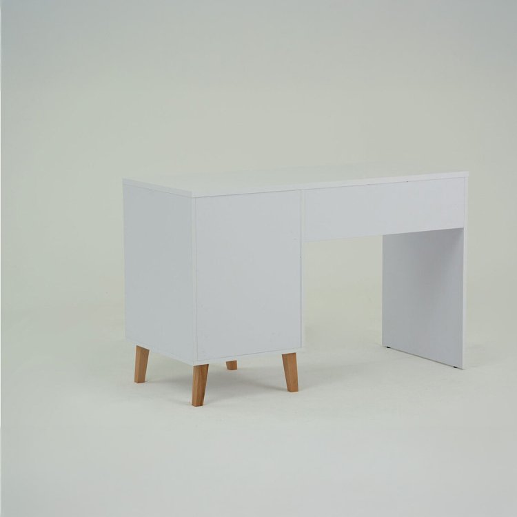 Γραφείο Timmy Λευκό-Γραφίτη-Γκρι 120x53.7x77cm TO-TIMMY1D1S120