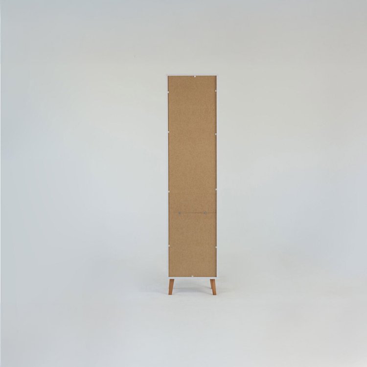 Ραφιέρα Timmy 2D1S Λευκό-Γραφίτη-Γκρι 46.8x36x199cm TO-TIMMY2D1S