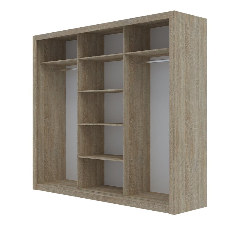 Ντουλάπα Grandio Σονόμα 250x60x215cm GR-GRAND