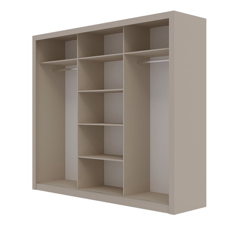 Ντουλάπα Grandio Cashmere 250x60x215cm GR-GRAND-4