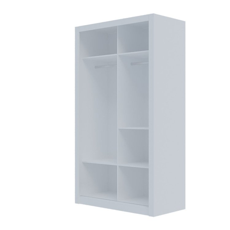 Ντουλάπα Linea Λευκή 120x60x215cm GR-LINEA-1