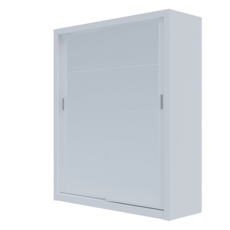 Ντουλάπα Reflex Λευκή με καθρέφτη 180x60x215cm GR-REFLMIR-1