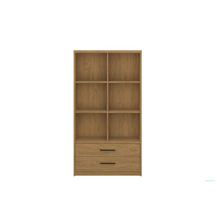 Βιβλιοθήκη Pavi Βελανιδιά 84.3x33.8x156.4cm TO-PAVI2S-84