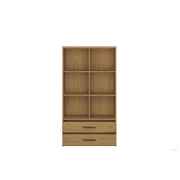 Βιβλιοθήκη Pavi Βελανιδιά 84.3x33.8x156.4cm TO-PAVI2S-84