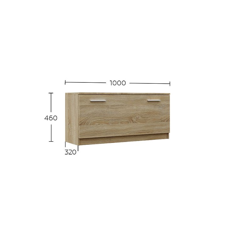 Παπουτσοθήκη Reno Σονόμα 100x32x46cm GR-RENOSHOE
