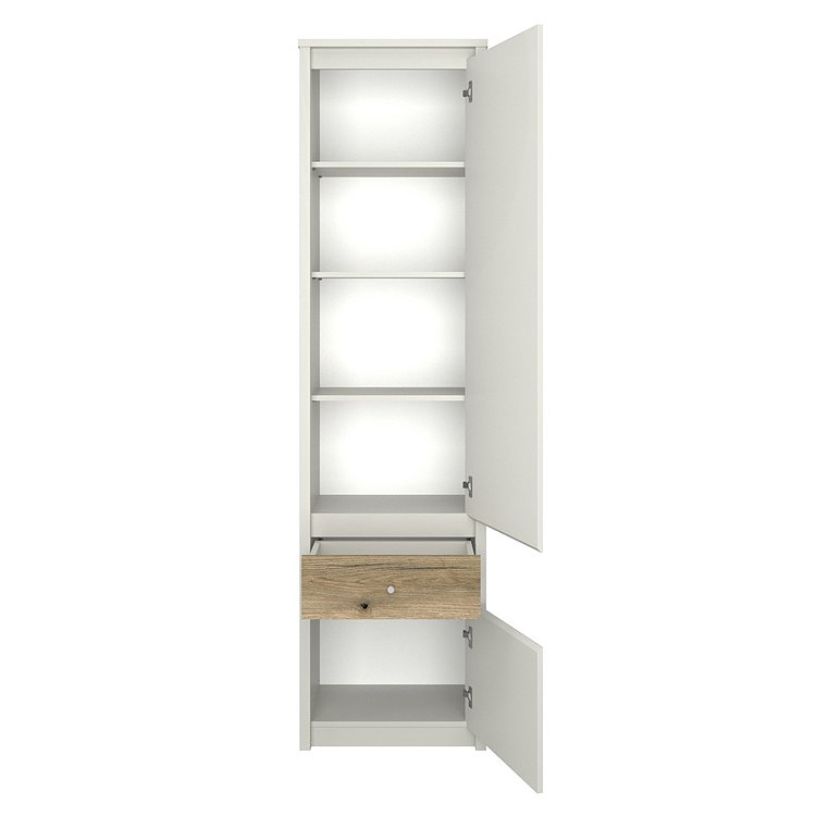 Ραφιέρα Karin Cashmere-Evoke Oak 56x36.5x210.5cm TO-KARINREG2D1S