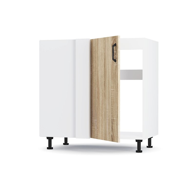 Modest Κάτω Γωνιακό Ντουλάπι Σονόμα 100x48x82cm. BC80822M01