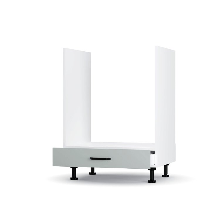 Modest Κάτω Ντουλάπι Φούρνου Γκρι 60x48x82cm LG6082M05