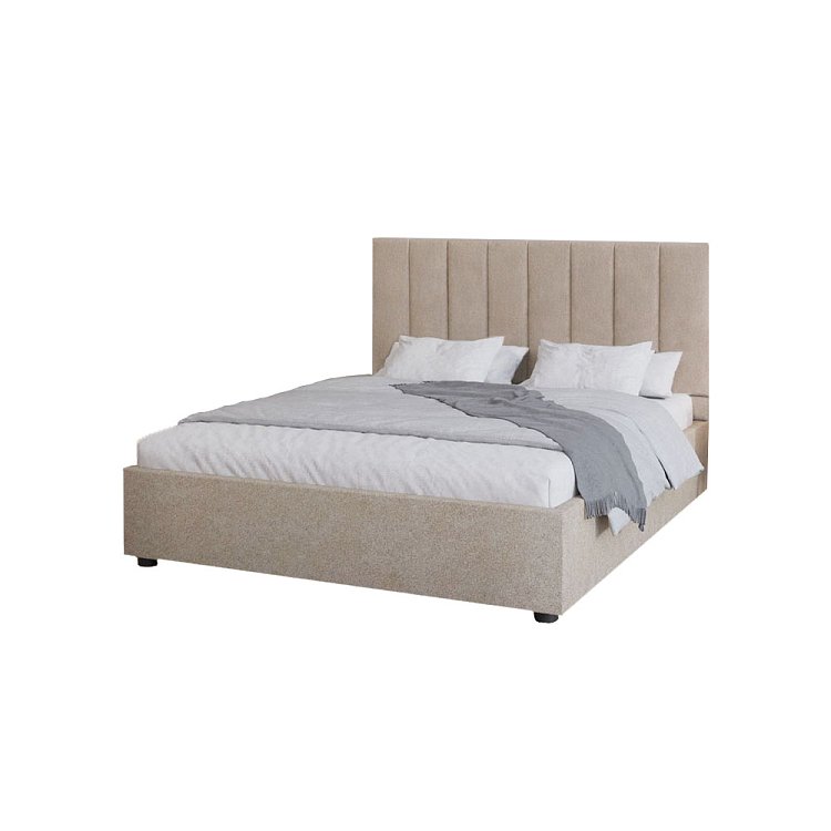 Κρεβάτι Unona Μπεζ 160x200cm GR-UNON16-M01