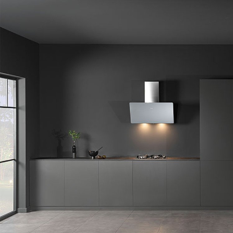 DAVOLINE SHAPE Απορροφητήρας Καμινάδα 60cm Γκρι 801003406