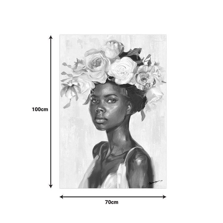Πίνακας σε καμβά Fleri Ι Inart 70x3.5x100εκ 301-000045