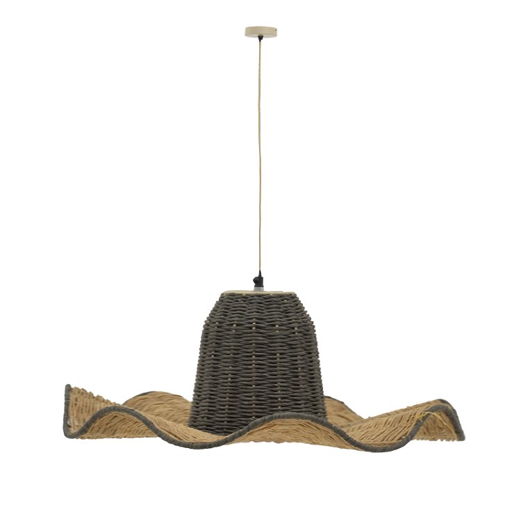 Φωτιστικό οροφής Darla Inart E27 φυσικό Φ57x110εκ 311-000013