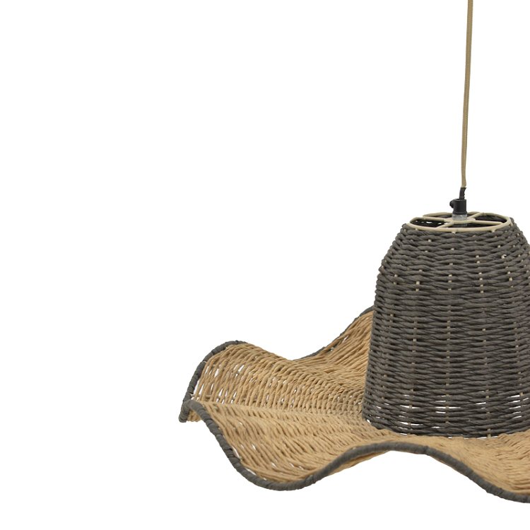 Φωτιστικό οροφής Darla Inart E27 φυσικό Φ57x110εκ 311-000013