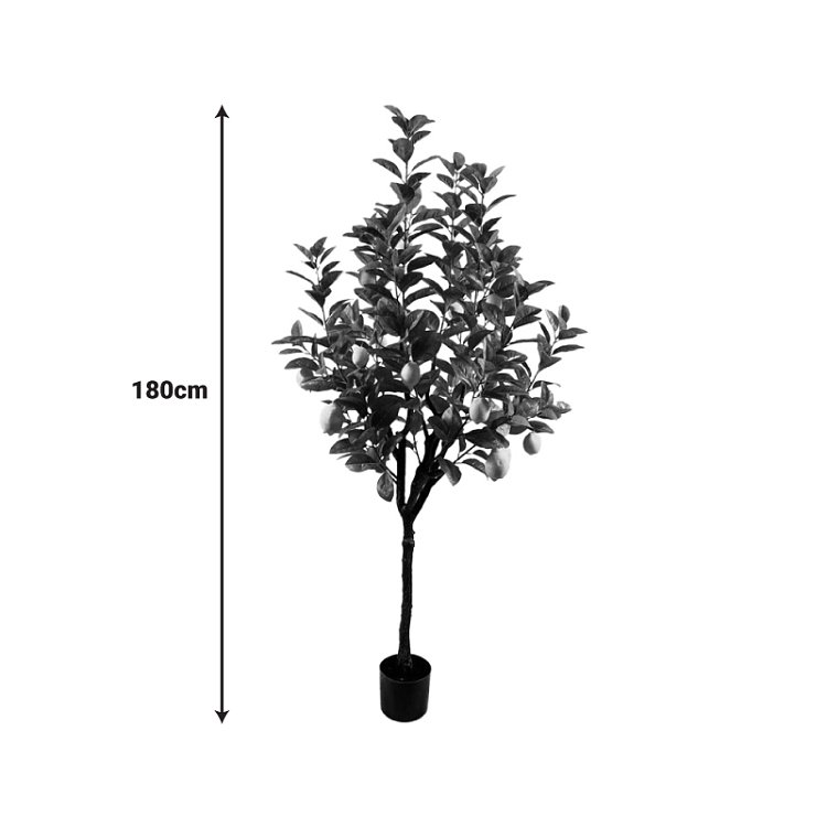 Διακοσμητικό φυτό Lemon tree σε γλάστρα Inart πράσινο pp Υ180εκ 316-000034