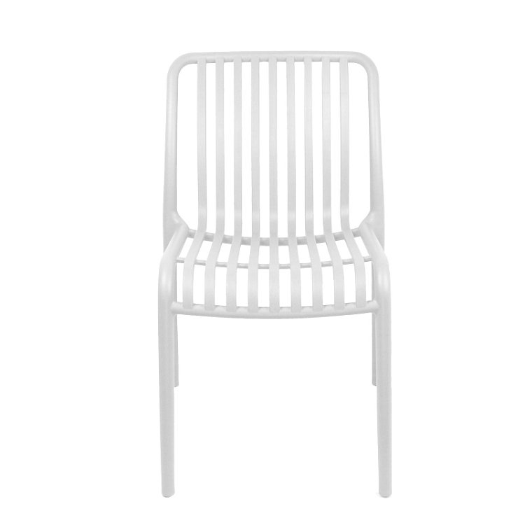 Καρέκλα Zoi pakoworld pp σε λευκή απόχρωση 49x58x80εκ 326-000001