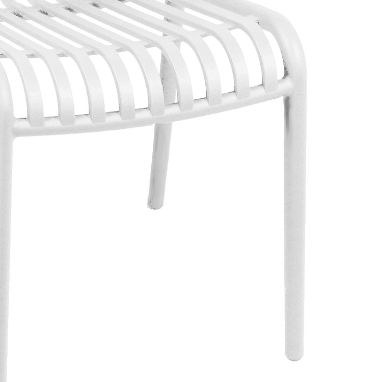 Καρέκλα Zoi pakoworld pp σε λευκή απόχρωση 49x58x80εκ 326-000001