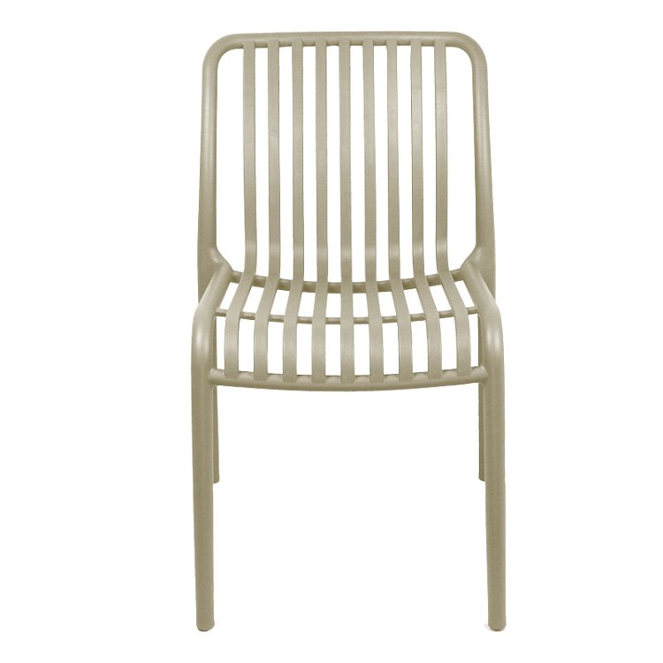 Καρέκλα Zoi pakoworld pp σε απόχρωση cappucino 49x58x80εκ 326-000003