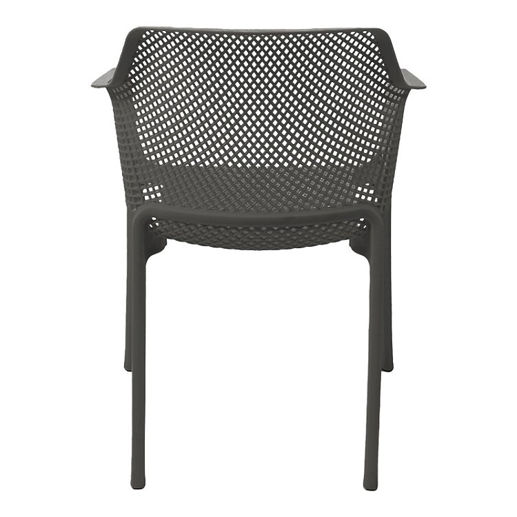 Πολυθρόνα Oviez pakoworld pp σε ανθρακί απόχρωση 59x58x79εκ 326-000027