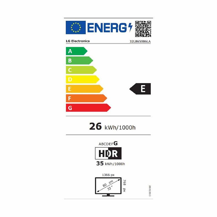 LG 32LB650B6LA Τηλεόραση 32" LED HD