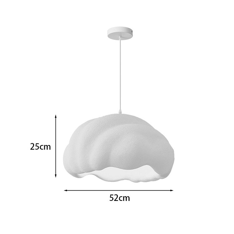 Φωτιστικό οροφής led Vomber pakoworld E27 ps λευκό Φ52x28εκ 342-000095