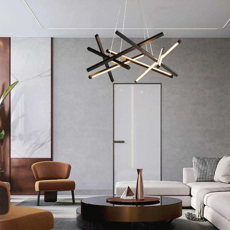 Φωτιστικό οροφής Luminis pakoworld led μέταλλο μαύρο 85x85x40εκ 342-000134