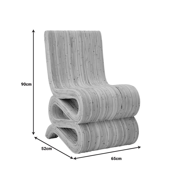 Πολυθρόνα Favorsy pakoworld rattan σε φυσική απόχρωση 52x65x90εκ 344-000011