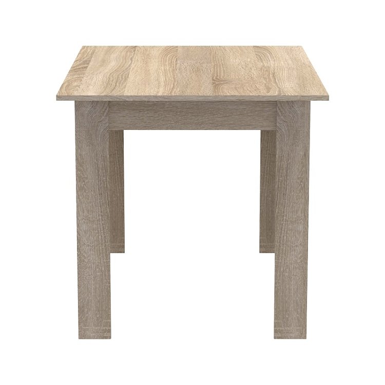 Τραπέζι Manka pakoworld σε sonoma απόχρωση 110x80x77εκ 361-000002