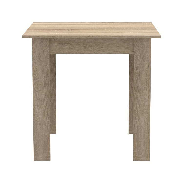 Τραπέζι Manka I pakoworld σε sonoma απόχρωση 80x80x77εκ 361-000006