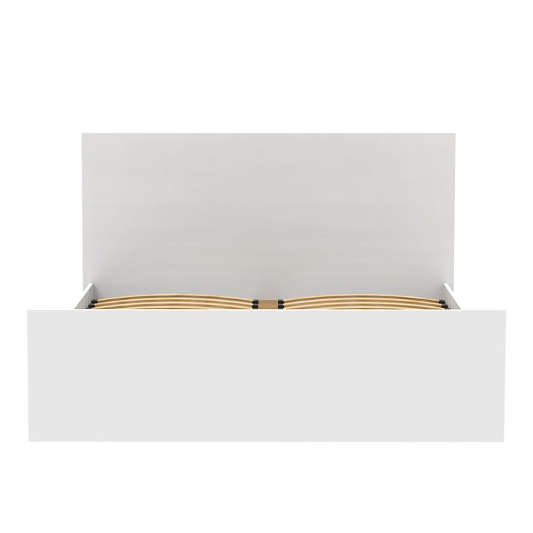 Κρεβάτι διπλό Toscana pakoworld σε λευκή απόχρωση 160x200εκ 361-000025