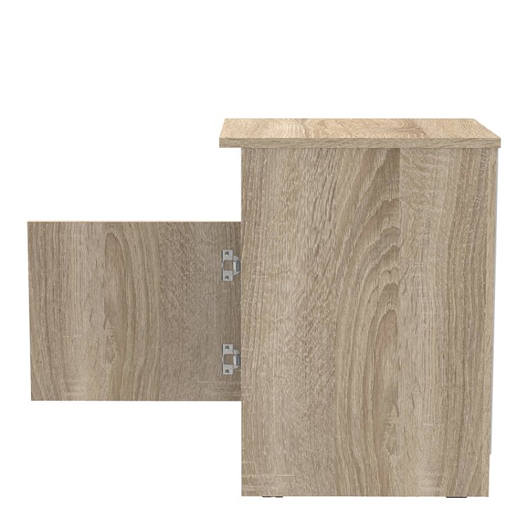 Κομοδίνο Galdi pakoworld σε sonoma απόχρωση 40x45x60εκ 361-000033