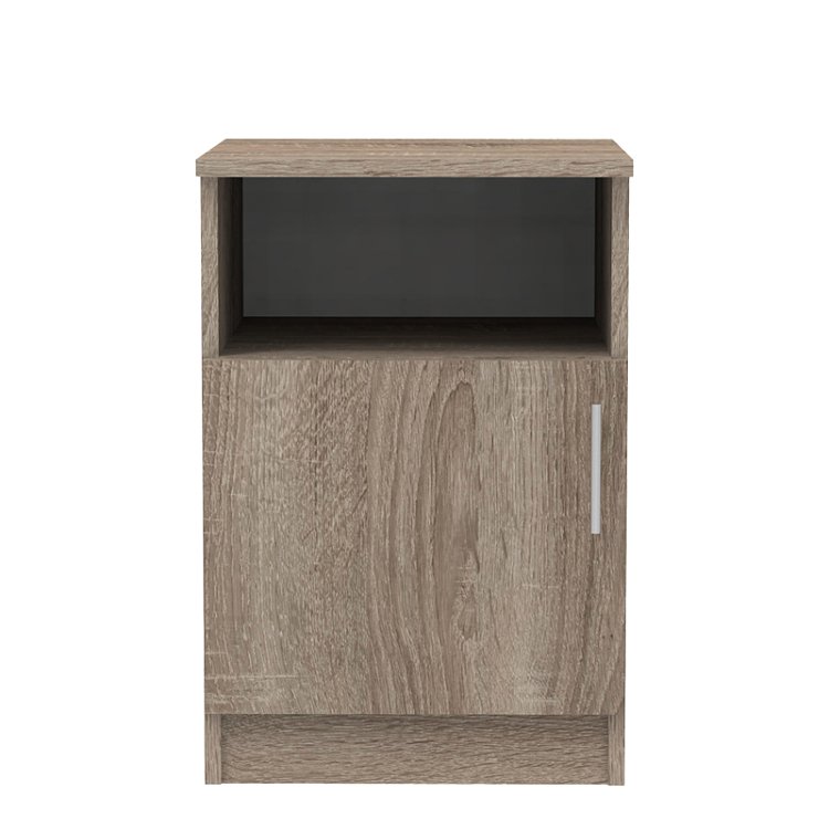 Κομοδίνο Galdi pakoworld σε sonoma truffle απόχρωση 40x45x60εκ 361-000034