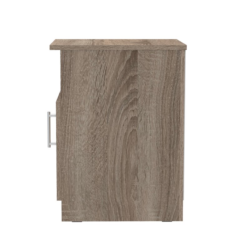 Κομοδίνο Galdi pakoworld σε sonoma truffle απόχρωση 40x45x60εκ 361-000034