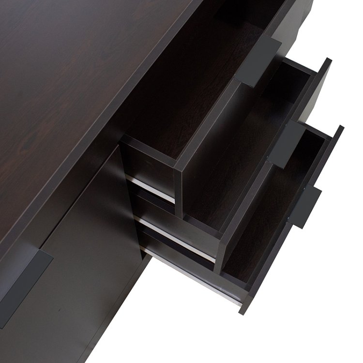 Μπουφές Doha pakoworld σε wenge απόχρωση 180x45x80.5εκ 361-000071