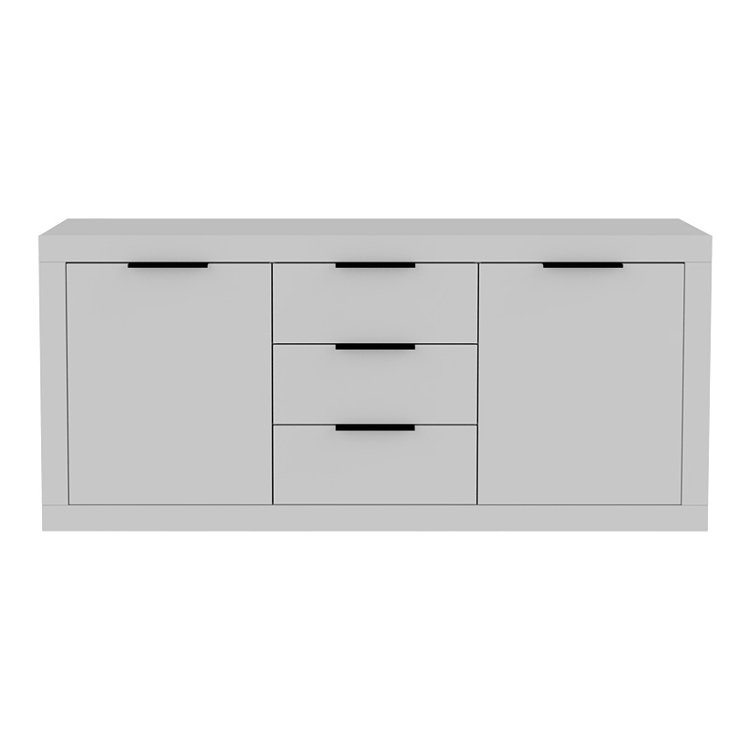 Μπουφές Doha pakoworld σε λευκή απόχρωση 180x45x80.5εκ 361-000073