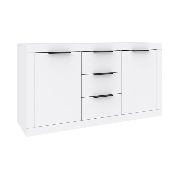 Μπουφές Doha pakoworld σε λευκή απόχρωση 150x45x80.5εκ 361-000103