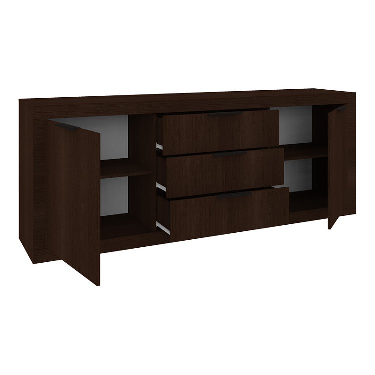 Μπουφές Doha pakoworld σε wenge απόχρωση 210x45x80.5εκ 361-000105