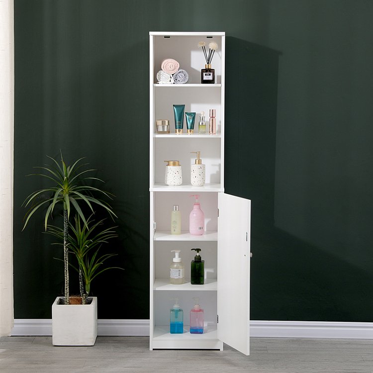 Ντουλάπι-στήλη Desilia pakoworld mdf λευκό 37x30x160εκ 370-000031