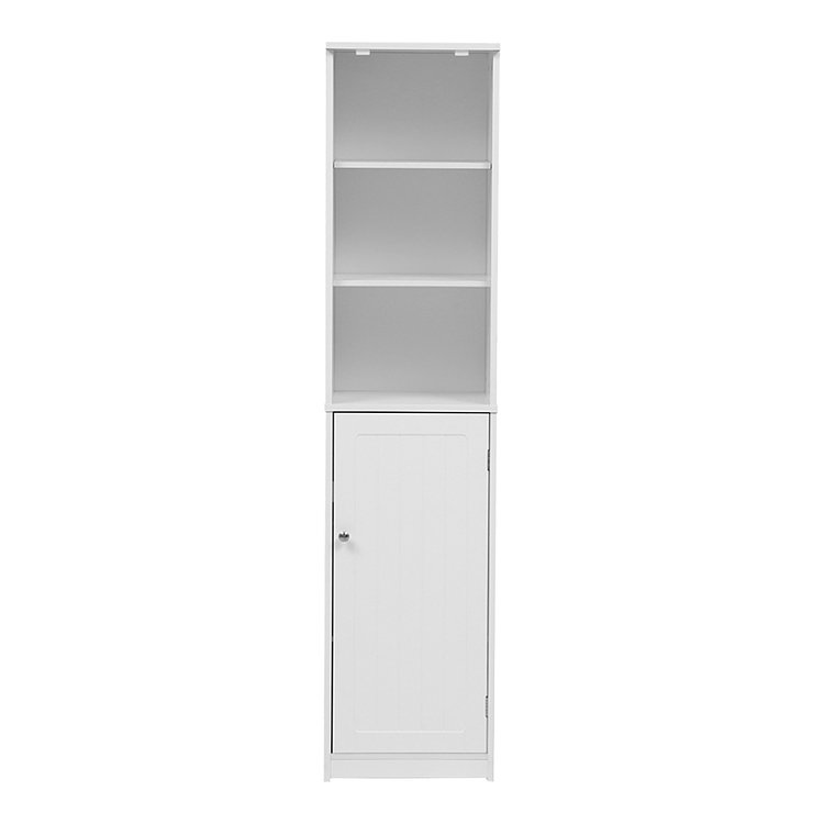 Ντουλάπι-στήλη Desilia pakoworld mdf λευκό 37x30x160εκ 370-000031