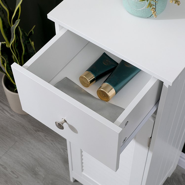 Ντουλάπι-στήλη Chesy pakoworld mdf λευκό 32x30x87εκ 370-000033