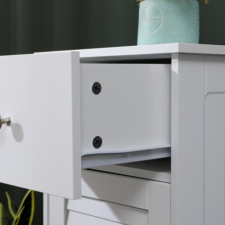 Ντουλάπι-στήλη Chesy pakoworld mdf λευκό 32x30x87εκ 370-000033