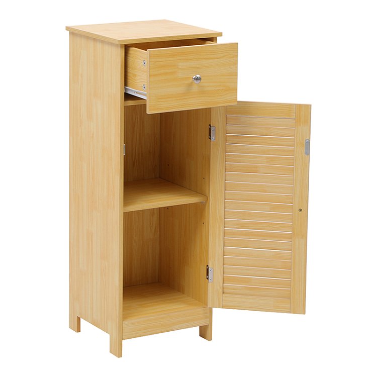 Ντουλάπι-στήλη Chesy pakoworld mdf σε φυσική απόχρωση 32x30x87εκ 370-000034