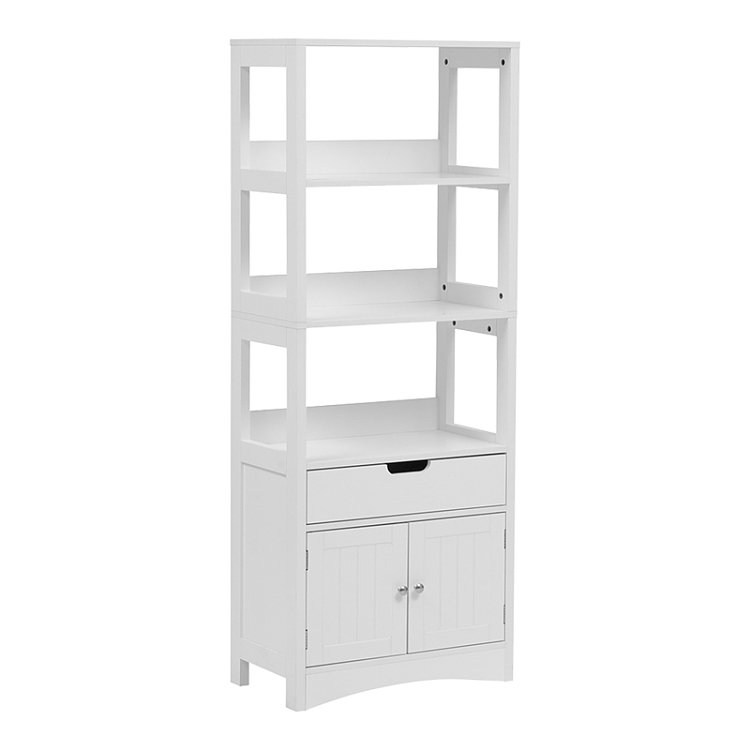 Ντουλάπι-στήλη Sejo pakoworld mdf λευκό 60x32.5x154εκ 370-000035