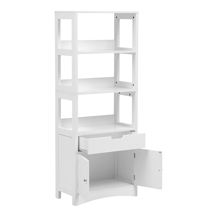 Ντουλάπι-στήλη Sejo pakoworld mdf λευκό 60x32.5x154εκ 370-000035