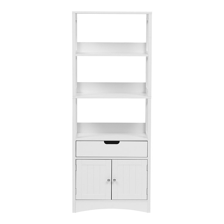 Ντουλάπι-στήλη Sejo pakoworld mdf λευκό 60x32.5x154εκ 370-000035