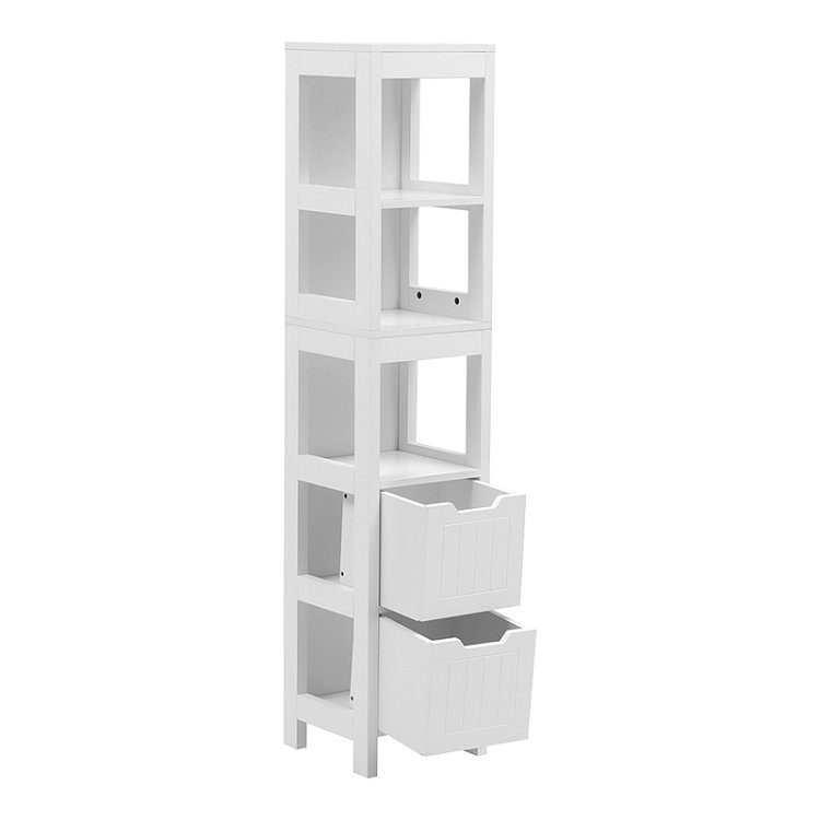 Ντουλάπι-στήλη Kelby pakoworld mdf λευκό 30x30x144εκ 370-000036