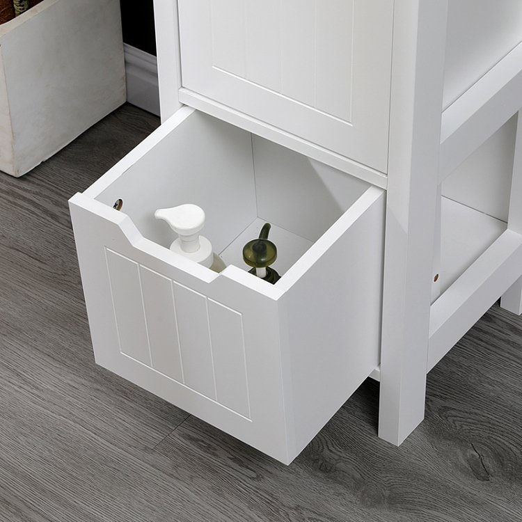 Ντουλάπι-στήλη Kelby pakoworld mdf λευκό 30x30x144εκ 370-000036